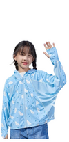 FabSports Kids Sun Protection Jacket – UPF 50+ Lightweight Hooded Jacket for Boys & Girls - Age 5 to 10 years, Breathable Fabric, UV Protection, Zipper Closure, Ideal for Outdoor & Everyday Wear