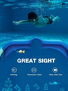 FabSports Kids Anti-fog & Anti UV Black-White Swimming Goggles with Box