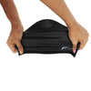FabSports Unisex Black Silicone Swim Cap