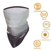 FabSports Cooling Arm Sleeves & Bandana combo for Men & Women with UV Protection, Quick Dry