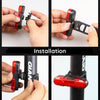 FabSports Red Rechargeable Bike Tail Lights, Cycling Warning Flashlight