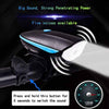 FabSports Waterproof Red Bicycle LED Headlight with Horn