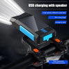 FabSports Bicycle LED Headlight, USB & Solar Rechargeable Bike Light and Waterproof & Easy to install.