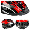 FabSports Red Safety Helmet for Kids, Youth and Adults Light weight Bicycle / Bike ,