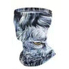 FabSports Cooling Tattoo Arm Sleeves & Bandana combo for Men & Women with UV Protection, Quick Dry