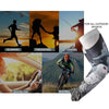 FabSports Cooling Tattoo Arm Sleeves & Bandana combo for Men & Women with UV Protection, Quick Dry
