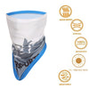 FABSPORTS Abstract Printed Unisex Cooling Arm Sleeves & Bandana combo with UV Protection