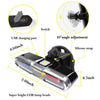 FabSports Waterproof/Dustproof Black Rechargeable Bike Tail Lights