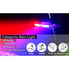 FabSports Waterproof/Dustproof Black Rechargeable Bike Tail Lights