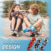 FabSports 31" x 8" inch Double kick concave skateboard for teens & adults