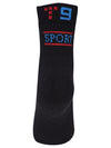 FabSports X-T9 Spark Unisex Cotton Ankle Casual Sports Solid Socks. Pack of 3 pairs