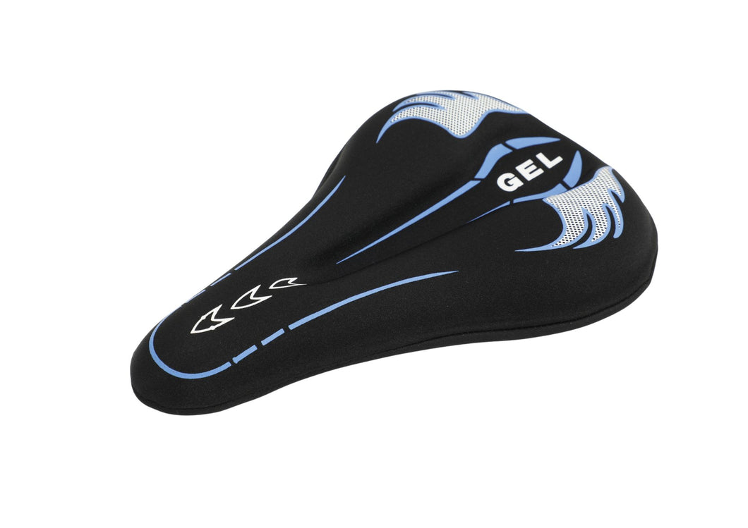 FabSports Bike/Bicycle Seat Cover with Thick soft Padded Gel & Memory foam for endurance and long rides for Cycling, Spinning Class, Exercise Bike etc