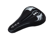 Load image into Gallery viewer, FabSports Bike/Bicycle Seat Cover with Thick soft Padded Gel &amp; Memory foam for endurance and long rides for Cycling, Spinning Class, Exercise Bike etc

