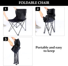 Load image into Gallery viewer, FabSports Camping Folding Collapsible Chair with Carrying Bag
