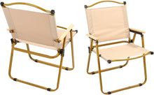 Load image into Gallery viewer, FabSports Alloy Steel Portable Foldable Chair - Compact Aluminium Chair with Armrests for Travel
