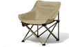 FabSports Foldable Camping Lightweight Portable Folding Beige Chair