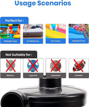 Load image into Gallery viewer, FabSports Air Pump for Inflatables,220-240V, Black
