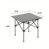 FabSports Folding Camping Collapsible Portable Table with Carry Bag