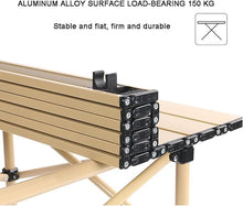 Load image into Gallery viewer, FabSports Folding Camping Collapsible Portable Table with Carry Bag

