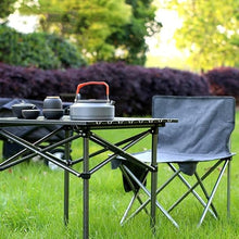 Load image into Gallery viewer, FabSports Folding Camping Collapsible Portable Table with Carry Bag
