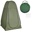 FabSports Portable Green Tent for Camping, Hiking, Beach, Outdoors and Picnic with Bag