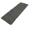 FabSports Foldable Exercise Mat 6mm – Portable & Lightweight Travel Yoga Mat with Anti-Slip TPE Surface for Home Gym, Pilates, and Floor Workouts – Extra Cushioning Joint Support, Includes Carry Bag, Black