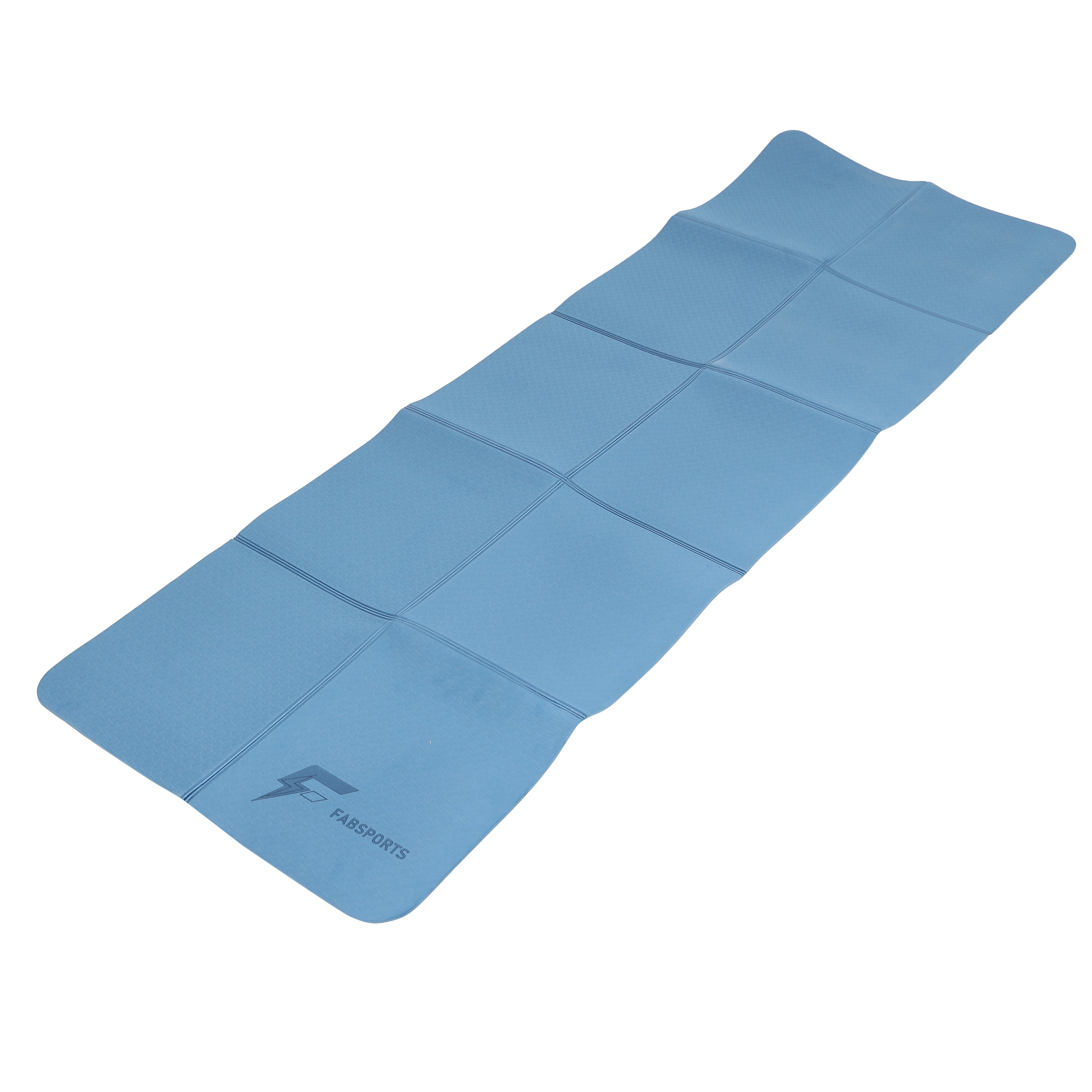 FabSports Foldable Exercise Mat 6mm – Portable & Lightweight Travel Yo ...