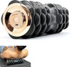 FabSports Electric Vibrating Foam Roller - 5-Speed High-Intensity Trigger Point Massager for Deep Tissue Muscle Recovery, Back Pain Relief & Gym Fitness - USB-C Rechargeable, Portable Deep Massage Roller, Black
