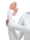 FabSports UV SunScreen Lightweight Grey Jacket with UPF 50+ For Women (WHITE)