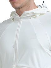 Load image into Gallery viewer, FabSports Men&#39;s UV Protection Sun Screen Jacket, Full Zip Sun Protection Clothing, Lightweight with UPF 50+ Protection for Outdoors, with Pockets, Sun Protective Clothing for Men, White
