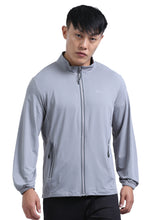 Load image into Gallery viewer, FabSports Men&#39;s UPF 50+ Sun Protection Jacket – Lightweight, Full Zip Summer Jacket with Quick-Dry Fabric, Reflective Strips &amp; Pockets – Ideal for Outdoor Activities
