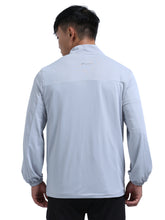 Load image into Gallery viewer, FabSports Men&#39;s UPF 50+ Sun Protection Jacket – Lightweight, Full Zip Summer Jacket with Quick-Dry Fabric, Reflective Strips &amp; Pockets – Ideal for Outdoor Activities
