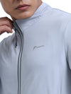 FabSports Men's UPF 50+ Sun Protection Jacket – Lightweight, Full Zip Summer Jacket with Quick-Dry Fabric, Reflective Strips & Pockets – Ideal for Outdoor Activities