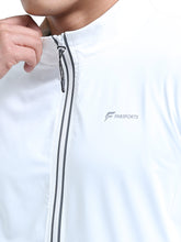 Load image into Gallery viewer, FabSports Men&#39;s UPF 50+ Sun Protection Jacket – Lightweight, Full Zip Summer Jacket with Quick-Dry Fabric, Reflective Strips &amp; Pockets – Ideal for Outdoor Activities
