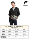 FabSports UV SunScreen Lightweight Grey Jacket with UPF 50+ For Women