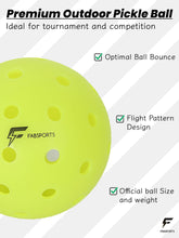 Load image into Gallery viewer, FabSports Pickleball Neon Green Balls, Set of 6
