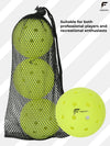 FabSports Pickleball Neon Green Balls, Set of 6