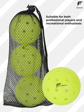 Load image into Gallery viewer, FabSports Pickleball Neon Green Balls, Set of 6
