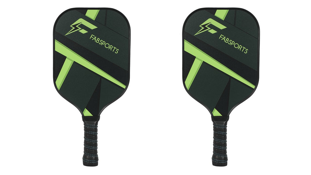 FabSports Carbon Fiber Pickleball Paddle, Pack Of 2