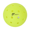 FabSports Pickleball Neon Green Balls, Set of 6