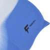 FabSports Unisex Blue Silicone Swim Cap