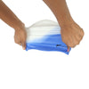 FabSports Unisex Blue Silicone Swim Cap