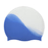 FabSports Unisex Blue Silicone Swim Cap