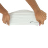 FabSports Unisex White Silicone Swim Cap