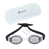 FabSports Kids Anti-fog & Anti UV Black-White Swimming Goggles with Box