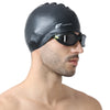 FabSports Adjustable Swim Goggles and Unisex Silicone Swim Cap Combo