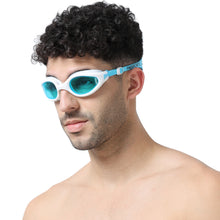 Load image into Gallery viewer, FabSports Anti-Fog &amp; Anti-UV Unisex Blue Swim Goggles
