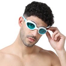 Load image into Gallery viewer, FabSports Anti-Fog &amp; Anti-UV Unisex Blue Swim Goggles
