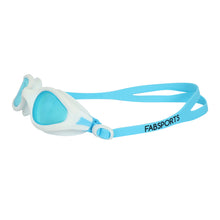 Load image into Gallery viewer, FabSports Anti-Fog &amp; Anti-UV Unisex Blue Swim Goggles
