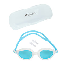 Load image into Gallery viewer, FabSports Anti-Fog &amp; Anti-UV Unisex Blue Swim Goggles
